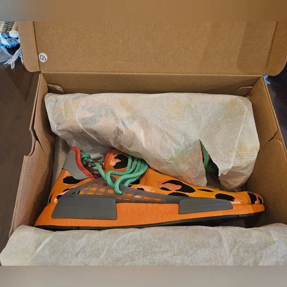 adidas | Shoes | Adidas Pharrell X Nmd Hu Human Race Animal Print Sneakers  Gz4439 | Poshmark